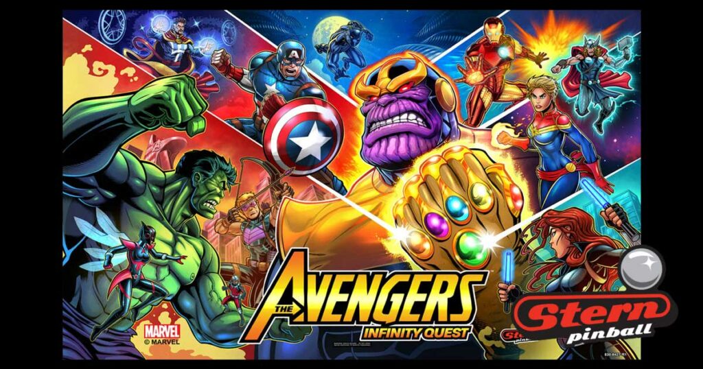 Avengers Infinity Quest Pinball Stern 2020