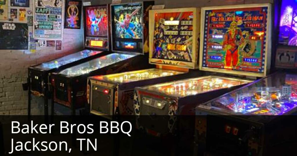 Baker Bros BBQ Jackson TN Pinball