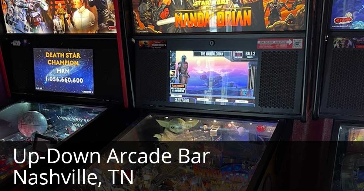 UPDOWN ARCADE BAR NASHVILLE, TN Pinball Tennessee